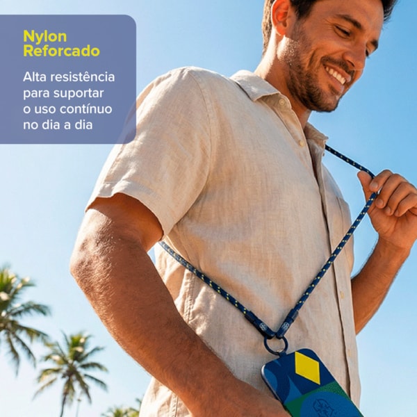 Alça Cabo USB-C Transversal Para Smartphone i2GO Oficial CBF
