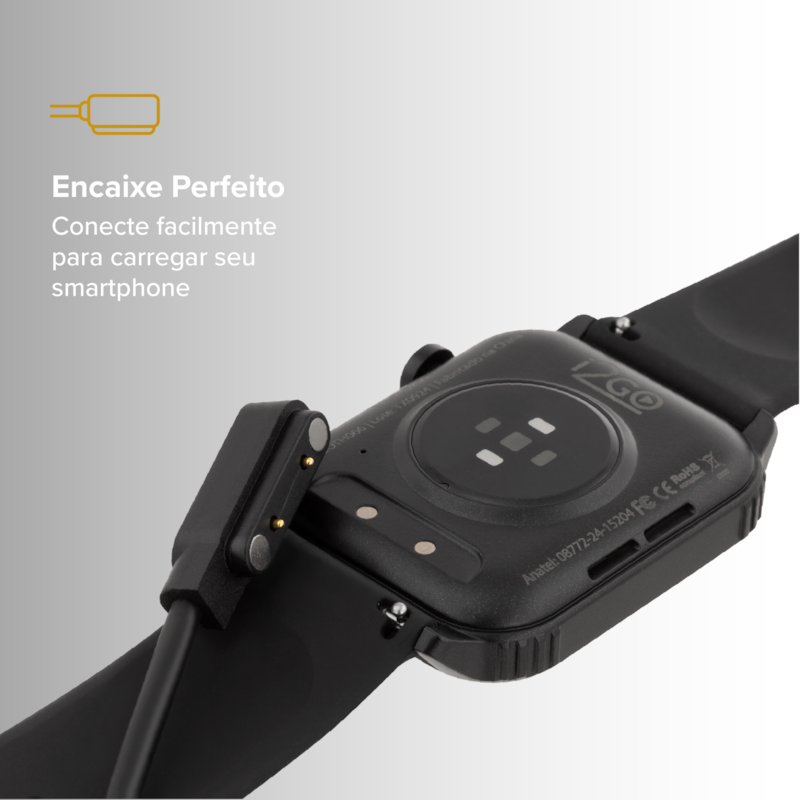 Segunda imagem do produto Cabo Carregador para Smartwatch i2GO S200