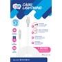 Cabo Iphone/Cabo Lightning i2GO Certificado MFi 3m 2,4A PVC Flexível - Branco com Cinza - i2GO Plus