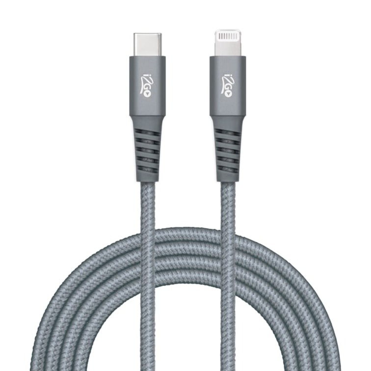 Cabo para Iphone Lightning + USBC de Nylon 2M i2GO Cabo para Iphone Lightning + USBC de Nylon 2M i2GO