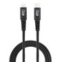 Cabo iPhone/Lightning + USB-C I2GO Certificado MFi 2m 3A Nylon Trançado Preto - I2GO PRO