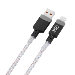 Cabo USB-C i2GO LED RGB 1m 2.4A - i2GO Plus