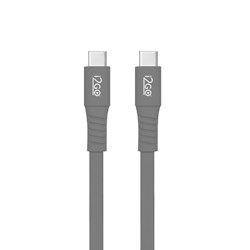 Cabo USB-C + USB-C i2GO 1,2M 3A Cinza