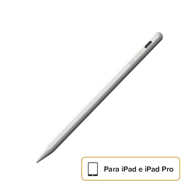 Caneta Pencil i2GO Stylus GO Para iPad e iPad Pro Branca