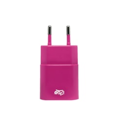 Carregador de Parede com 1 saída USB i2GO Entrada 100-240V Saída 5V-1A Rosa - i2GO Basic