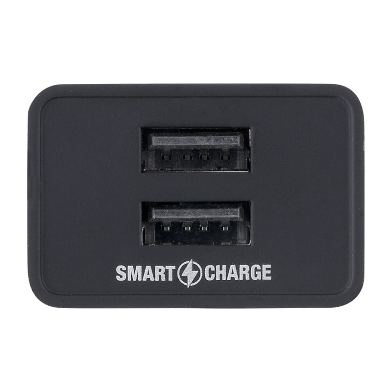 Segunda imagem do produto Carregador de Parede com 2 Saídas USB i2GO Entrada 100-240V Saída 5V-3,4A Preto - i2GO PRO