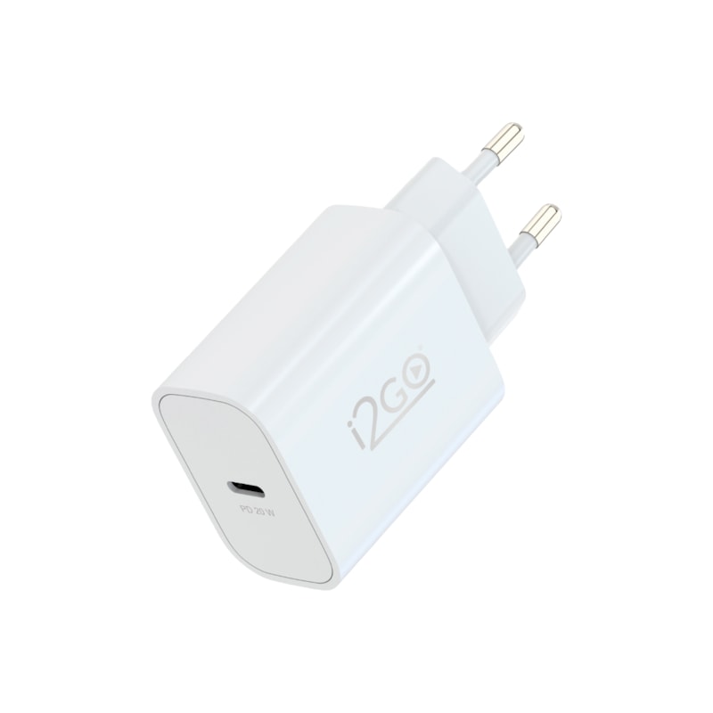 Carregador de Parede Ultra Rápido i2GO com 1 Saída USB-C Power Delivery 20W - i2GO Plus