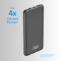 Carregador Portátil (Power Bank) I2GO 10000mAh 2 Saídas USB Cinza - I2GO Plus