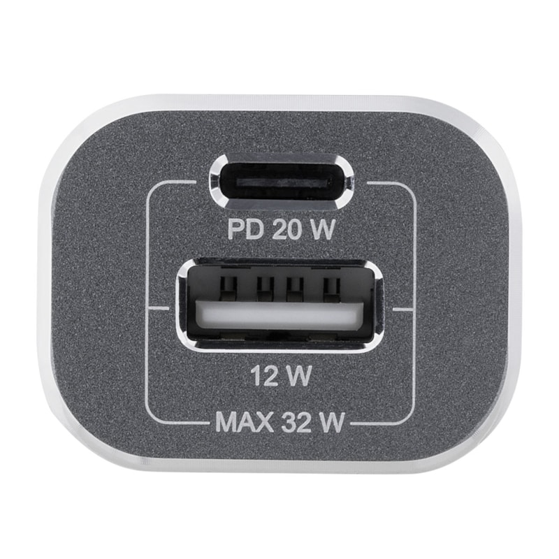 Segunda imagem do produto Carregador Veicular  2 Saídas i2GO 32W Power Delivery - i2GO PRO