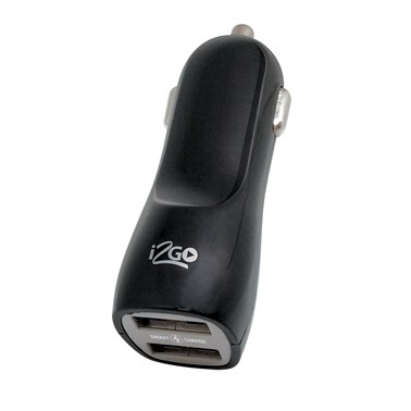 Carregador Veicular com 2 Saídas USB i2GO 3,4A Preto - i2GO Plus