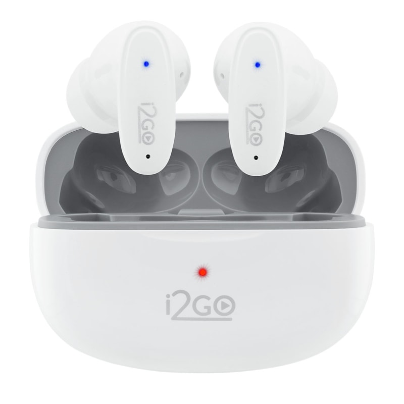 Fone De Ouvido Bluetooth Sem Fio TWS Air Buds 400 i2GO Com Estojo De Carregamento - i2GO Plus