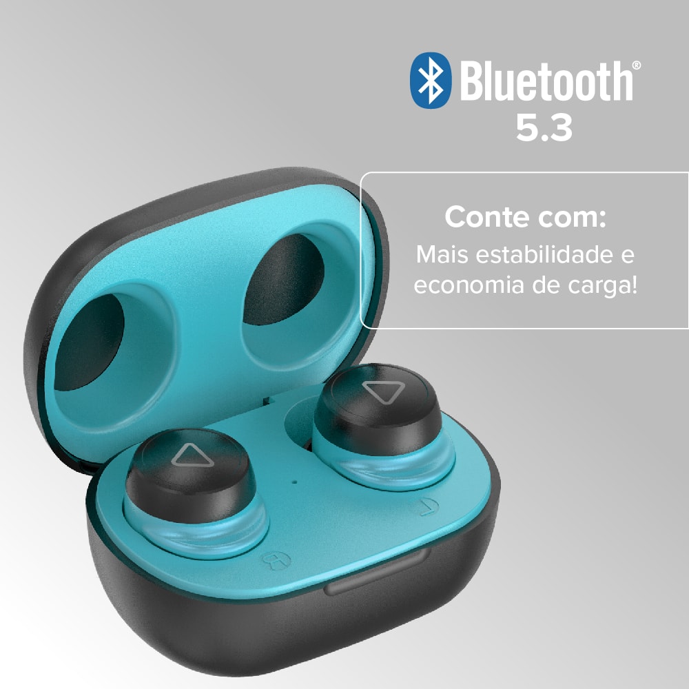 Fone De Ouvido Bluetooth Sem Fio TWS Air Sports 400 i2GO Com