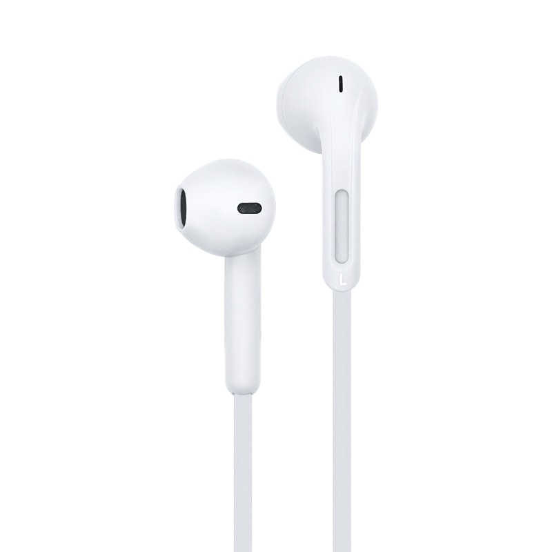 Segunda imagem do produto Fone de ouvido i2GO Active com microfone 1,2m 103db Branco - i2GO Basic