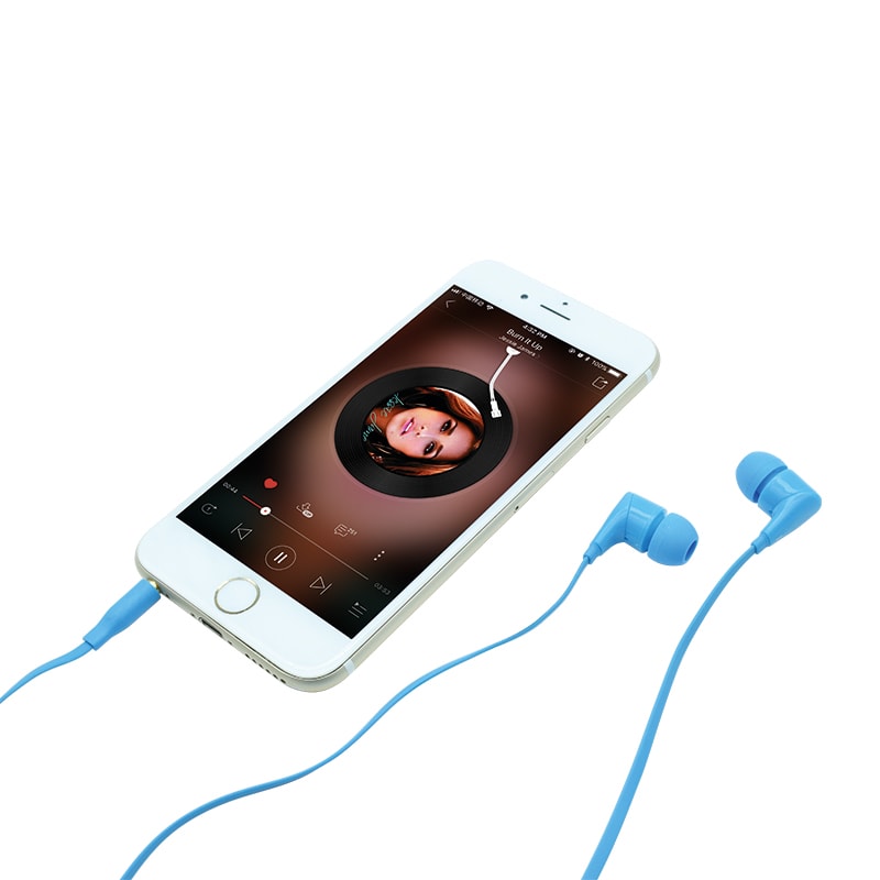 Fone de Ouvido i2GO Intra-Auricular 1,2m 92db Azul - i2GO Basic