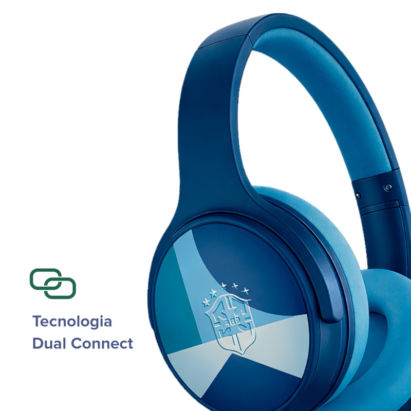 Segunda imagem do produto Headphone Bluetooth ANC i2GO Oficial CBF