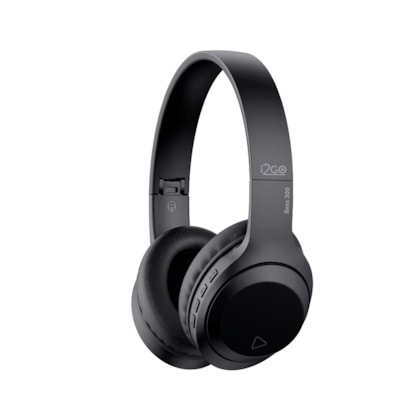 Headphone Bluetooth BASS 300 i2GO com Microfone Integrado, Até 10h de bateria, Entrada Cartão Micro-SD e Auxiliar