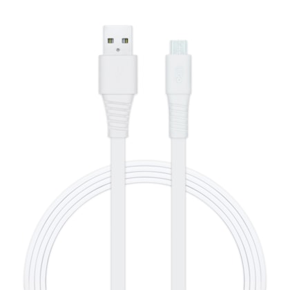 Segunda imagem do produto Kit Carregador Veicular 1A + Cabo Micro USB 2,4A i2GO Branco - i2GO Basic