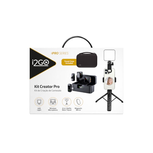 Kit Creator 5 em 1 i2GO Para Criação De Conteúdo Completo