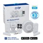 Kit de Segurança Inteligente i2GO com 1 Sensor de Movimento + 2 Sensores de Porta + Central de Alarme - i2GO Home