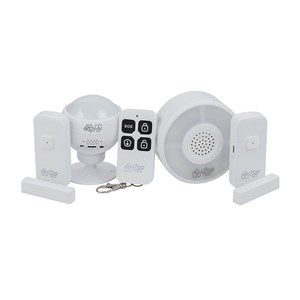 Produto Kit de Segurança Inteligente i2GO com 1 Sensor de Movimento + 2 Sensores de Porta + Central de Alarme - i2GO Home