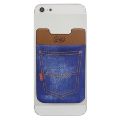 Porta cartão para Smartphone Smart Pocket i2GO Jeans - Jeans Fashion Series
