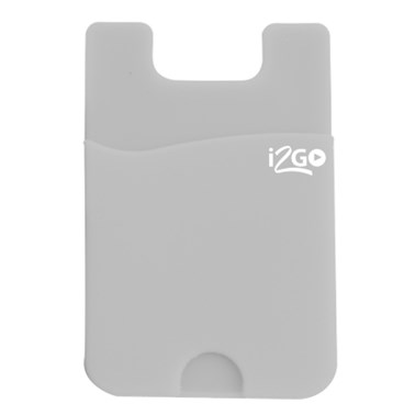 Porta Cartão para Smartphone Smart Pocket i2GO Silicone Cinza - i2GO Basic