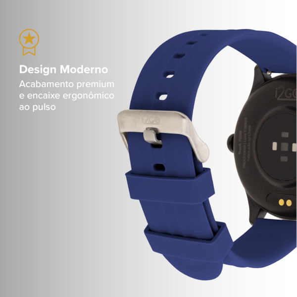 Pulseira para Smartwatch i2GO R200 e S200 - Azul Escuro