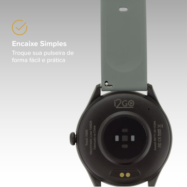 Pulseira Smartwatch R200 e S200 - Chumbo
