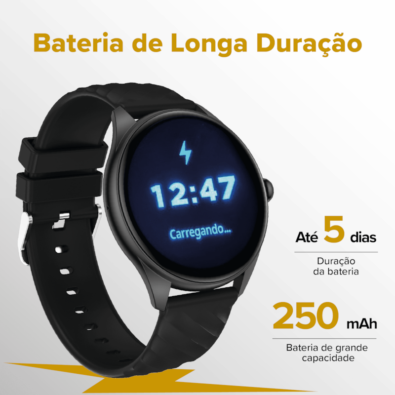 Segunda imagem do produto Smartwatch i2GO Track R200 Até 5 Dias De Bateria e Proteção IP67