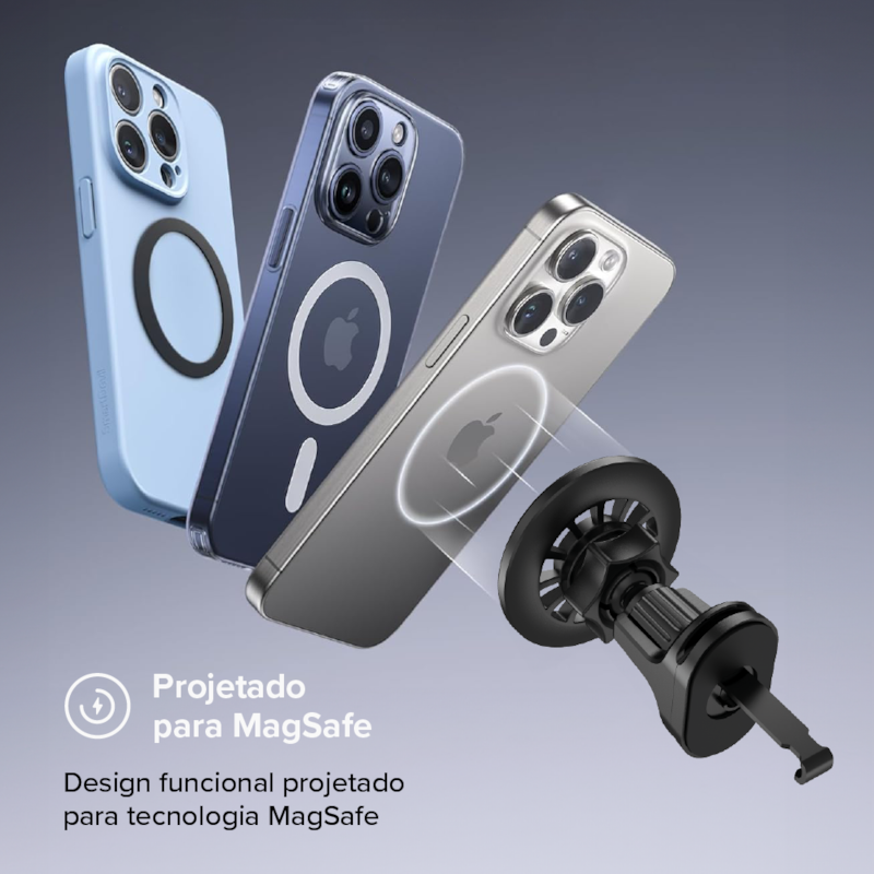 Segunda imagem do produto Suporte Veicular i2GO Ultramagnetic 36 Ímãs e Rotação 360°