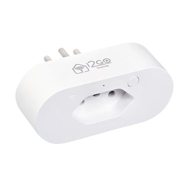 Tomada Inteligente Smart Plug Slim i2GO Wi-Fi 10A - i2GO Home