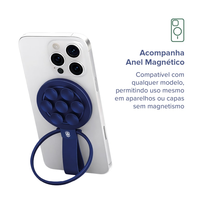 Segunda imagem do produto Ventosa Suporte Com Magsafe i2GO Oficial CBF