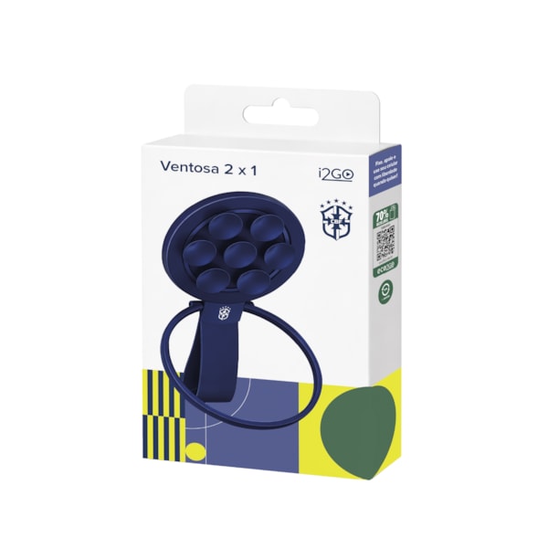 Ventosa Suporte Com Magsafe i2GO Oficial CBF